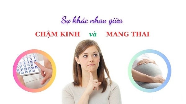 Cách nhận biết sự khác nhau giữa chậm kinh và mang thai